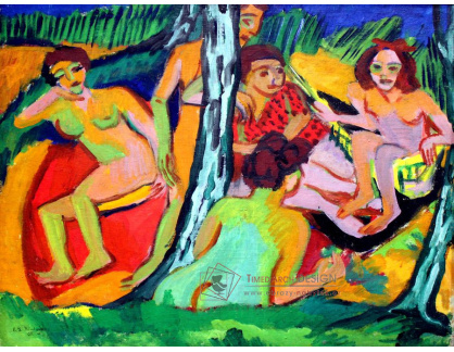 VELK 94 Ernst Ludwig Kirchner - Koupání