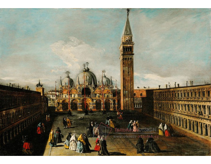 DDSO-1789 Neznámý autor - Piazza San Marco v Benátkách