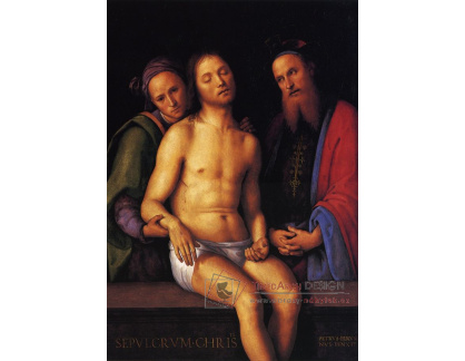 VSO167 Pietro Perugino - Pieta s Nikodemem a Josefem z Arimatie