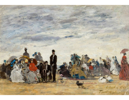 SO XI-419 Eugene Boudin - Pláž v Trouville