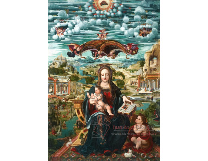 KO II-143 Joan de Burgunya - Panna Marie a dítětem s Janem Křtitelem