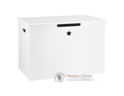 BOLIS, úložný box na hračky, bílá