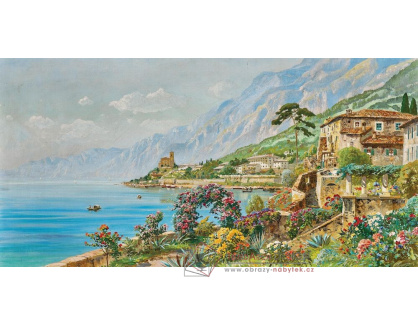 A-8784 Alois Arnegger - Letní den na jezeře Como
