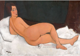 D-6998 Amedeo Modigliani - Ležící ženský akt zezadu