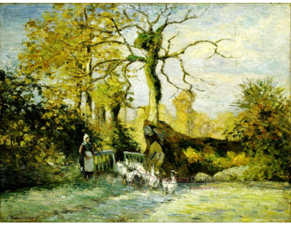 VCP-337 Camille Pissarro - Husopáska v Montfoucault