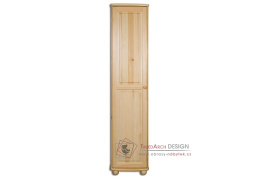 FS-112, šatní skříň 45cm, borovicový masiv