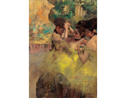 A-181 Edgar Degas - Žluté tanečnice