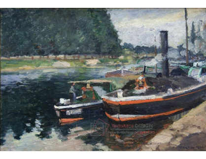 VCP-110 Camille Pissarro - Čluny na Pontoise