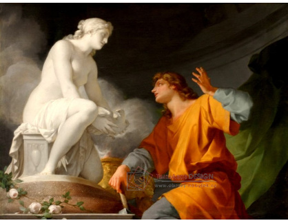 VF158 Jean-Baptiste Regnault - Pygmalion se modlí, aby oživil svou sochu Venuše