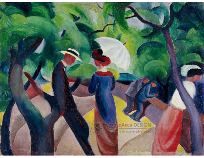 VAM23 August Macke - Promenáda