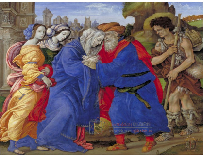 SO XII-135 Filippino Lippi - Setkání Jáchyma a Anny