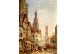 KO V-346 William Raimund Dommerson - Pouliční scéna v Bruggach