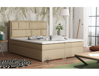 WENDY BOX, čalouněná postel 140x200cm, výběr čalounění
