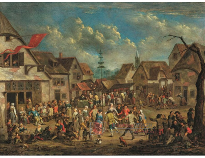 A-8688 Jacob Bernaert - Veselá vesnická slavnost