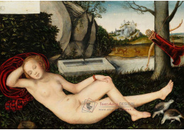 DDSO-3943 Lucas Cranach - Spící Diana