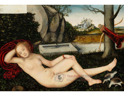 DDSO-3943 Lucas Cranach - Spící Diana