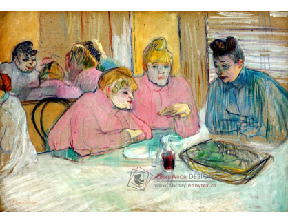 D-6338 Henri de Toulouse-Lautrec - Dámy v jídelně