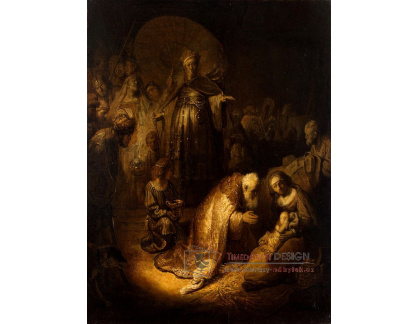 VR4-77 Rembrandt - Klanění tří králů