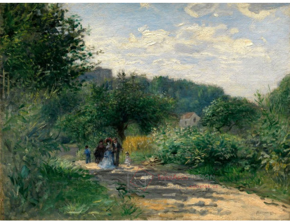 R14-155 Pierre-Auguste Renoir - Stezka v Louveciennes