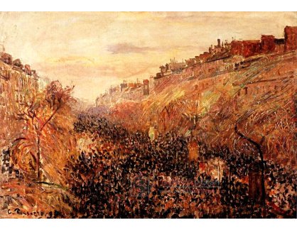 VCP-175 Camille Pissarro - Masopust na Montmartre při západu slunce