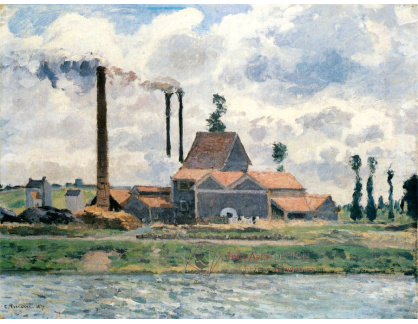 VCP-398 Camille Pissarro - Továrna poblíž Pontoise