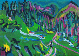 VELK 109 Ernst Ludwig Kirchner - Krajina v Sertigtal