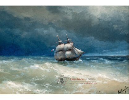 VL273 Ivan Konstantinovič Ajvazovskij - Plachetnice na širém moři