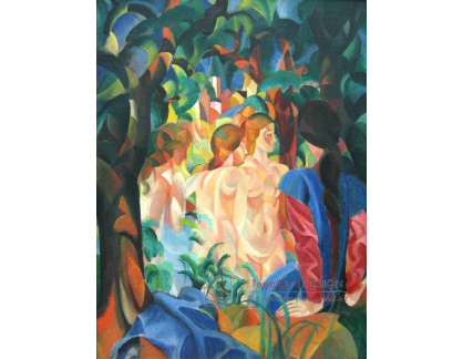 VAM47 August Macke - Koupaní žen