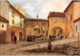 DDSO-1714 Johann Novopacky - Jihotyrolské zámecké nádvoří