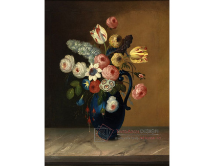 VSO 876 William Buelow Gould - Květiny v modrém džbánu