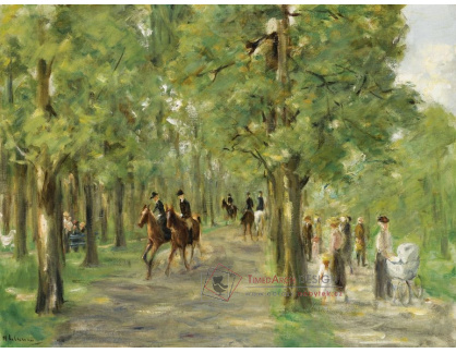 SO IX 176 Max Liebermann - Alej v Tiergarten