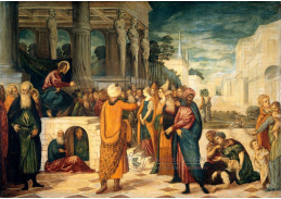 SO V-115 Jacopo Tintoretto - Kristus a ženy přistižené při cizoložství