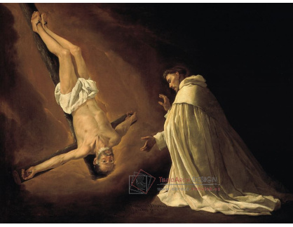 SO XI-296 Francisco de Zurbarán - Zjevení apoštola svatého Petra