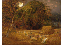SO XII-334 Samuel Palmer - Sklízeň při úplňku měsíce