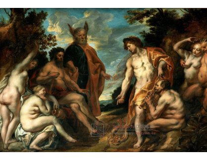 KO I-500 Jacob Jordaens - Hudebníci Apollo a Pan