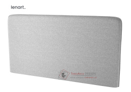 REBECCA BC-16, polstrovaný záhlavník k posteli 140cm, látka ART-82626 šedá