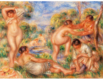 D-6840 Pierre-Auguste Renoir - Koupajícící se skupina žen