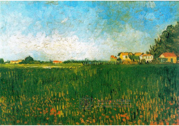 VR2-46 Vincent van Gogh - Rolnické usedlosti v pšeničném poli u Arles