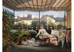 SO XII-44 August Borckmann - Čaj na verandě