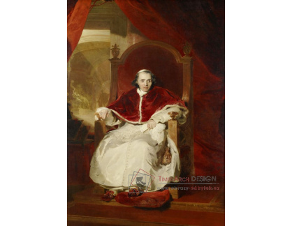 PORT-510 Thomas Lawrence - Portrét papeže Piuse VII