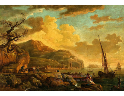 A-1990 Claude Joseph Vernet - Ráno v Castellammare