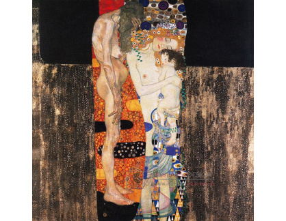 VR3-109-2 Gustav Klimt - Tři období života ženy