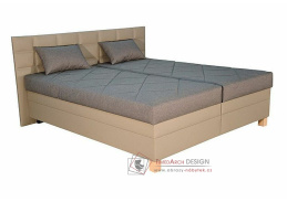 PARMA, čalouněná postel 180x200cm, pevně načalouněné matrace