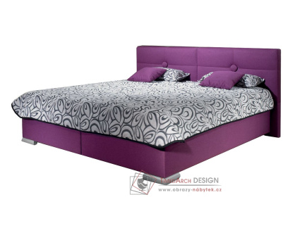 FACILE, čalouněná postel 160x200cm, výběr provedení