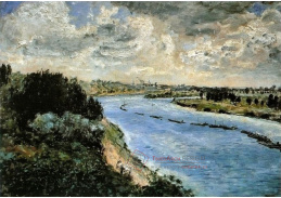 VR14-28 Pierre-Auguste Renoir - Čluny na Seině