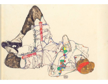 VES 10 Egon Schiele - Žena ležící na zádech
