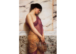 VSO1524 John William Godward - Dívka s tamburínou