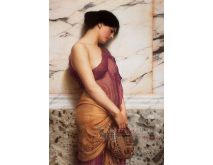 VSO1524 John William Godward - Dívka s tamburínou