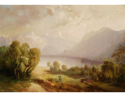 KO VI-40 Neznámý autor - Pohled na Bürgenstock na jezeře Lucerne