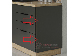 blenda - boční panel š.55, v.71, Premiere PAN720550, bílý lesk